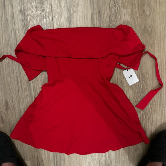 LPA the Label Red Mini Dress - Picture 2 of 3
